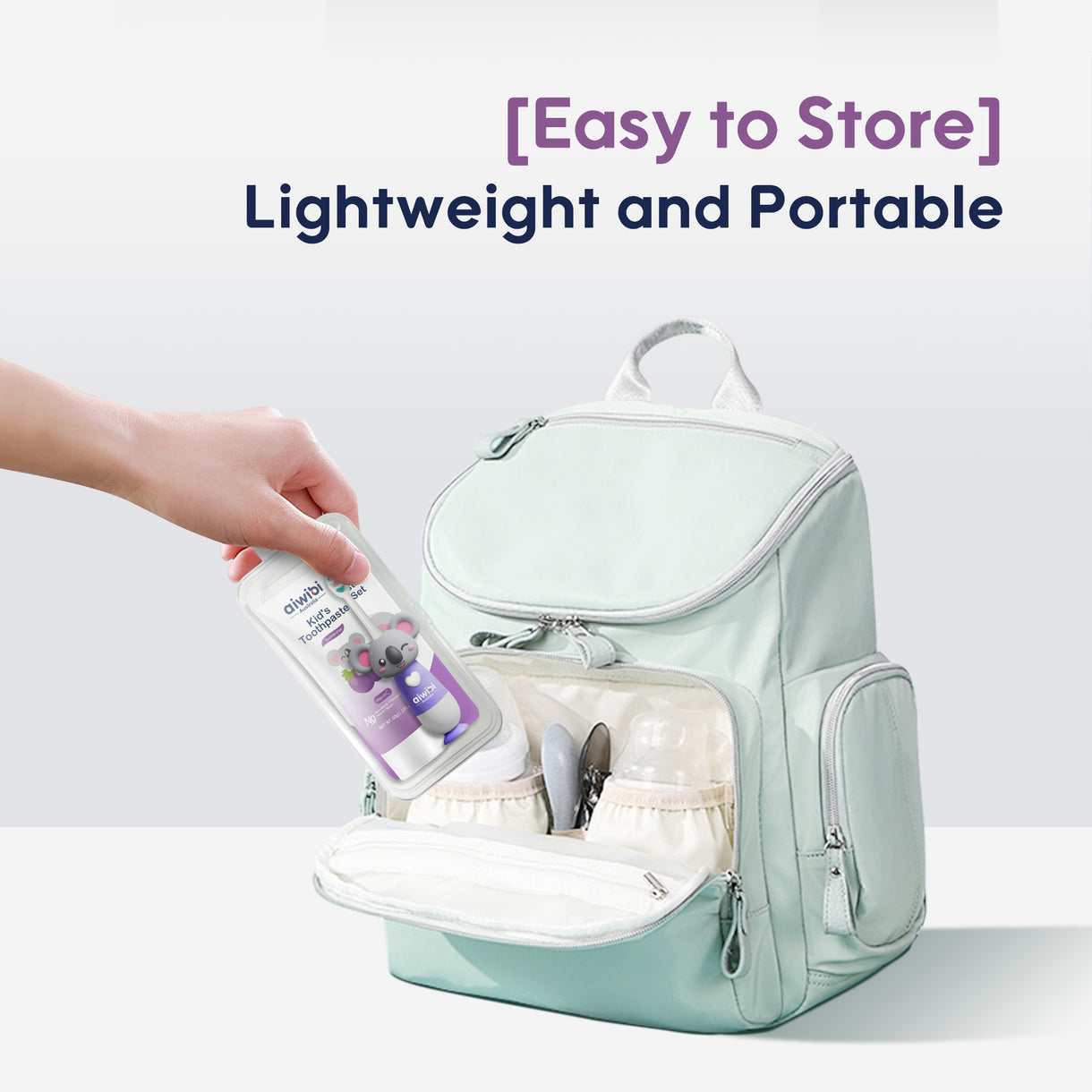 Aiwibi Kid's Tooth Brush & Tooth Paste Combo
