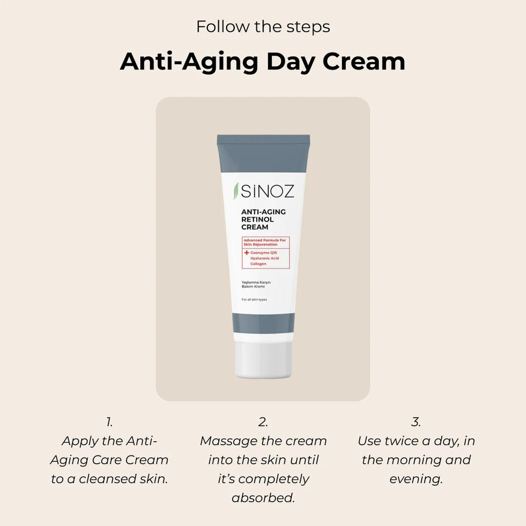 Sinoz Anti Aging Cream with Retinol, 50ML