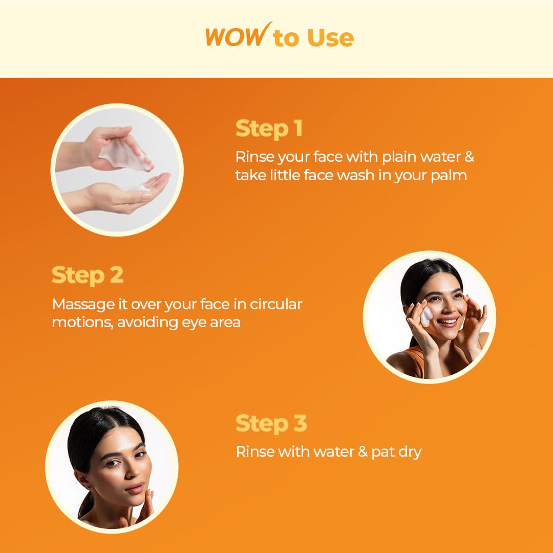 WOW SKIN SCIENCE VITAMIN C FACE WASH, 100ML