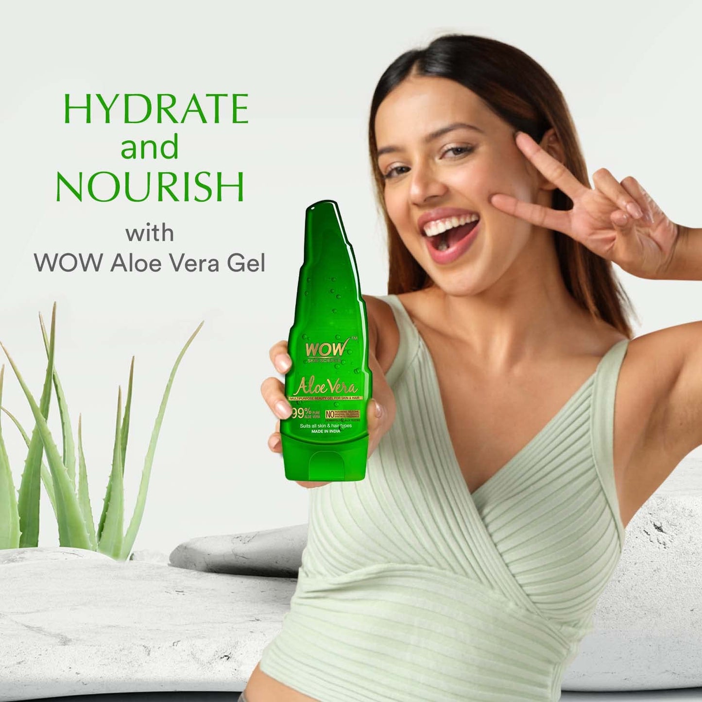WOW SKIN SCIENCE ALOE VERA GEL, 250ML