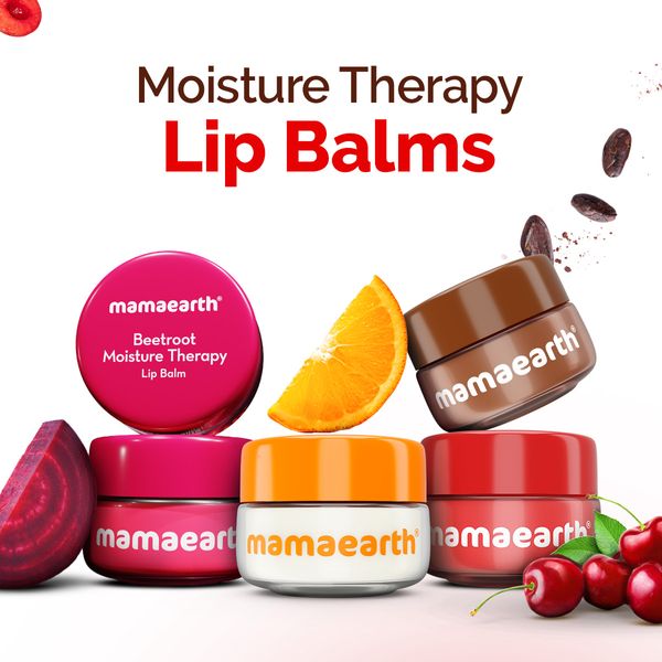Mamaearth Cherry Moisture Therapy Lip Balm, 15 GM
