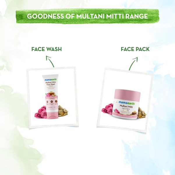Mamaearth Multani Mitti Face Wash, 100 ML