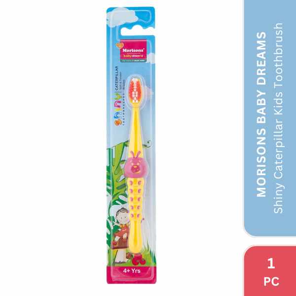 Morisons Baby Dreams Shiny Caterpillar Kids Toothbrush, 1 Pc