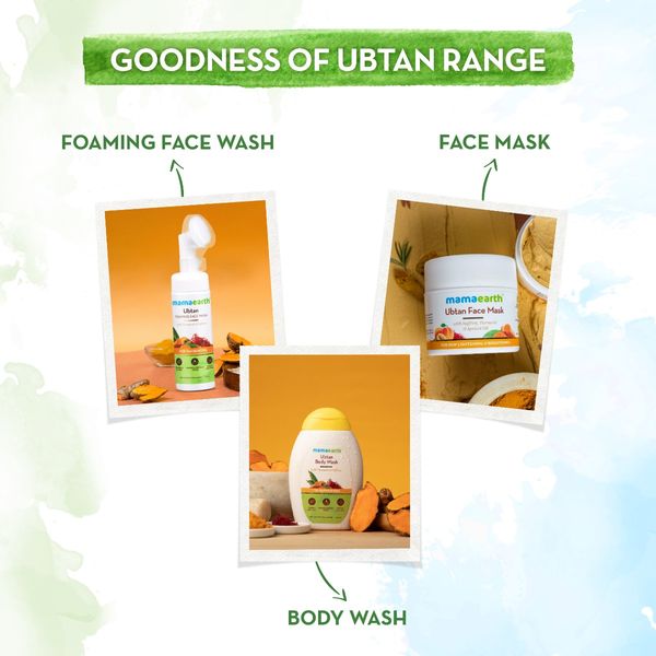 Mamaearth Ubtan Foaming Face Wash, 150 ML