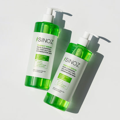 Sinoz Perfect Sebum Face Cleansing Gel For Oily & Combination Skin, 400ML