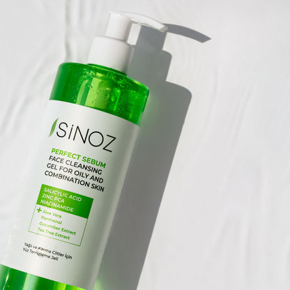 Sinoz Perfect Sebum Face Cleansing Gel For Oily & Combination Skin, 400ML