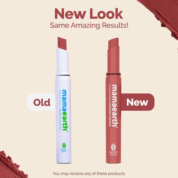 Mamaearth Moisture Matte Long Stay Lipstick, 3 ML