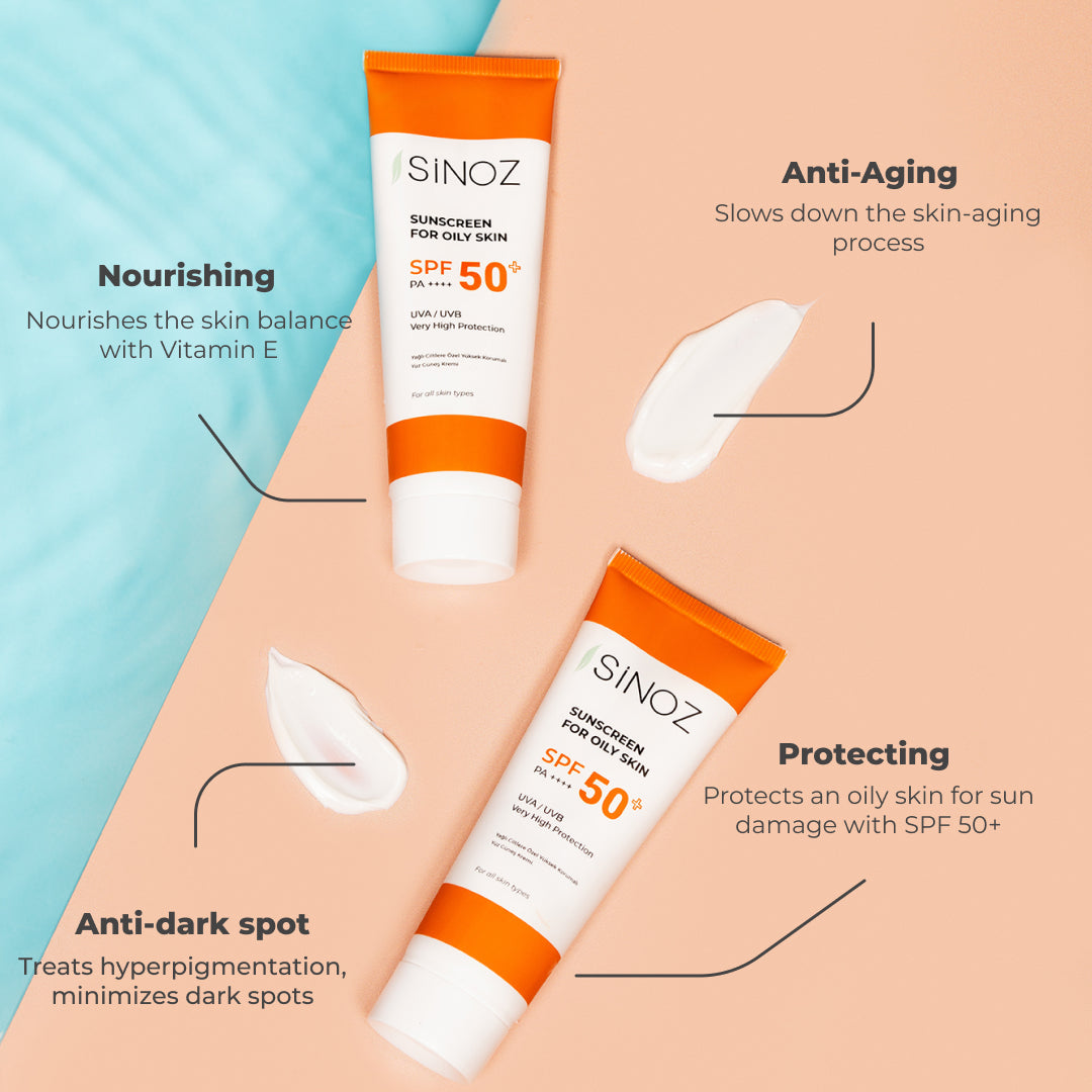 Sinoz Sunscreen for Oily Skin SPF 50+, 50ML