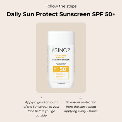 Sinoz Daily Sunprotect Fluid Sunscreen SPF 50+, 50ML