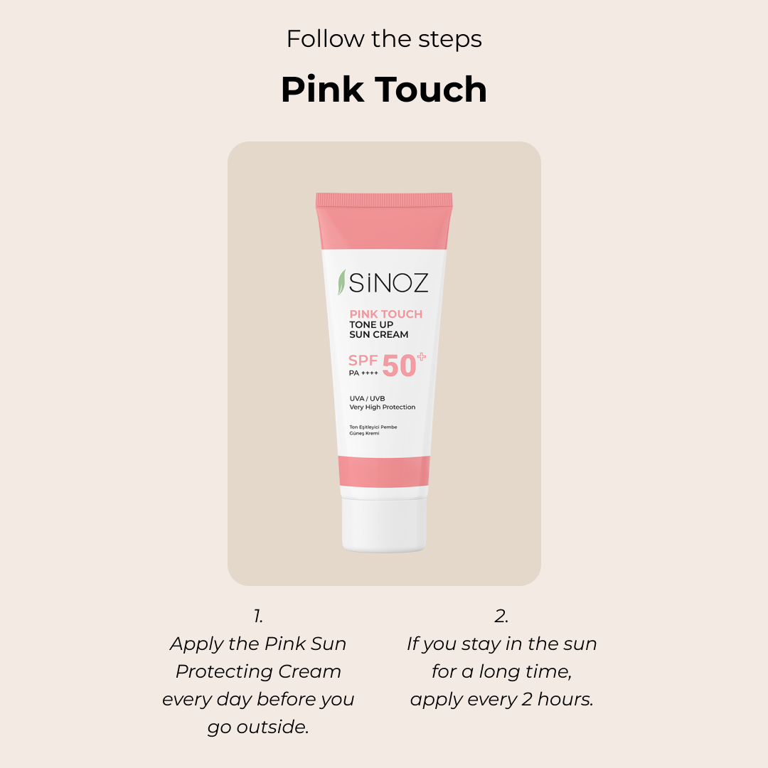 Sinoz Pink Touch Tone Up Sun Cream SPF 50+, 50ML