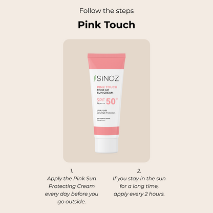 Sinoz Pink Touch Tone Up Sun Cream SPF 50+, 50ML