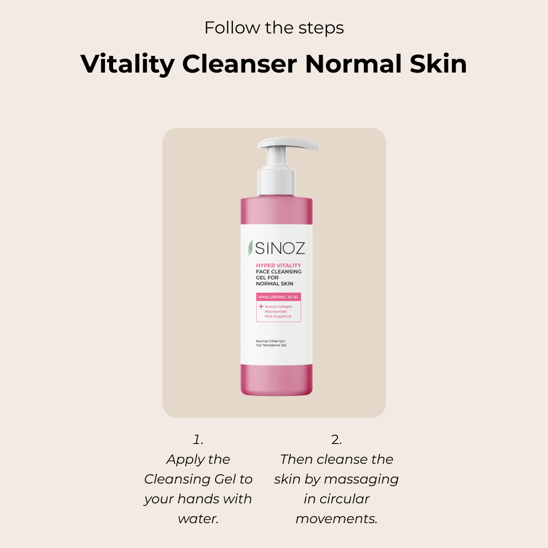 Sinoz Hyper Vitality Face Cleansing Gel for Normal Skin, 400ML