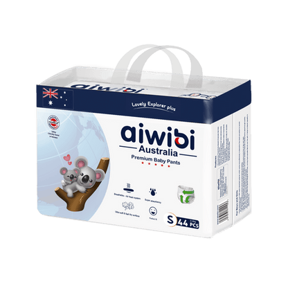 Aiwibi Australian Baby Diaper Pants, Small 44 Count