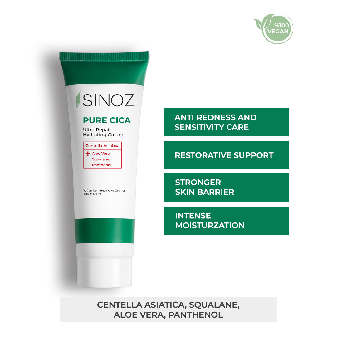 Sinoz Pure Cica Ultra Repair Hydrating Cream, 50ML