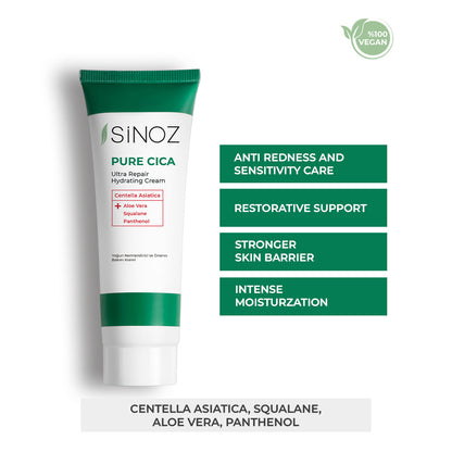 Sinoz Pure Cica Ultra Repair Hydrating Cream, 50ML