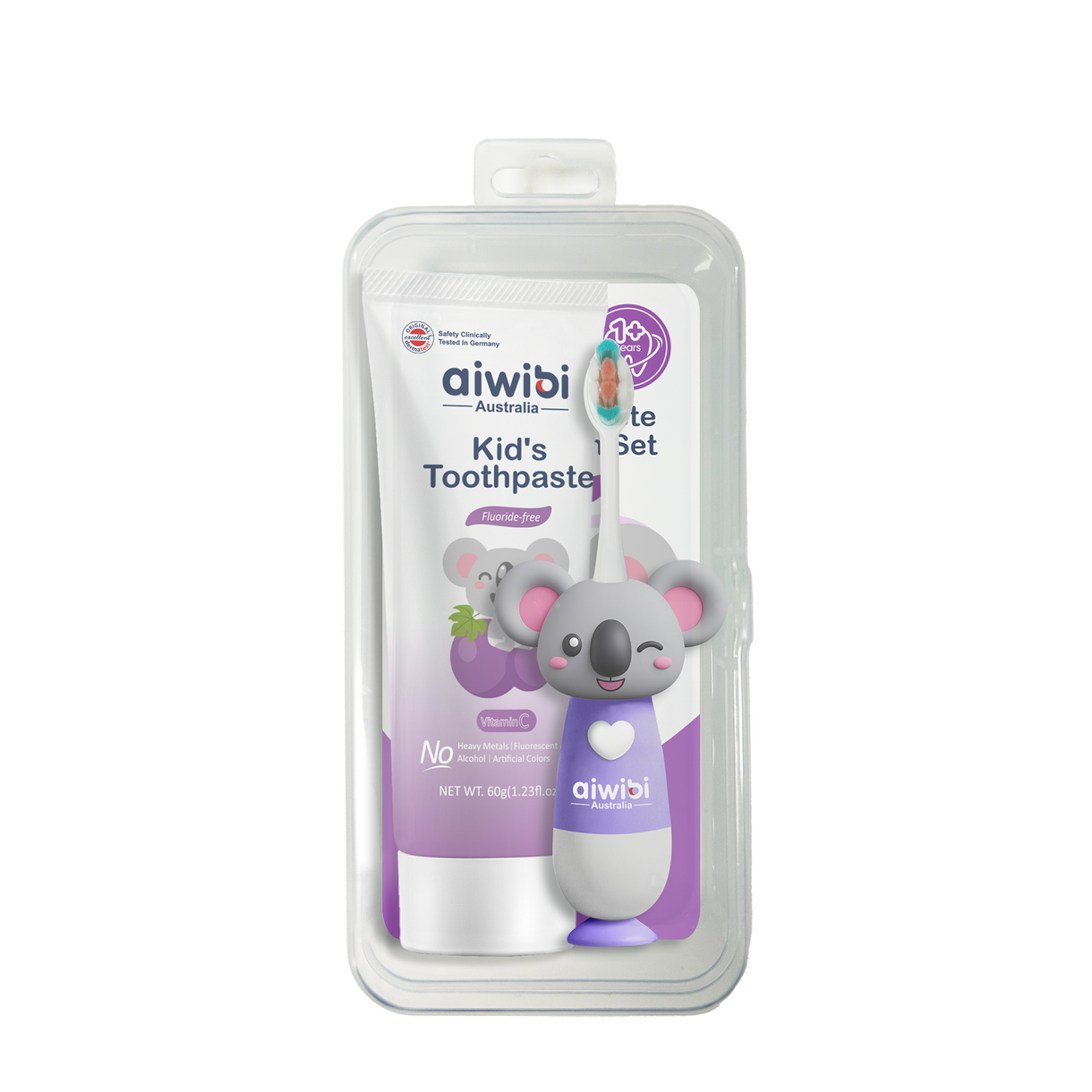 Aiwibi Kid's Tooth Brush & Tooth Paste Combo