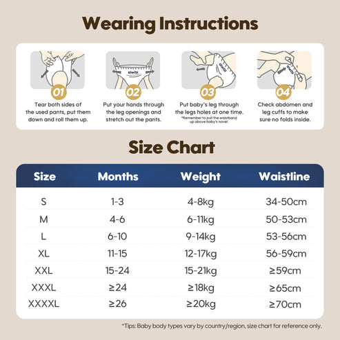 Aiwibi Diaper Pant style (XXL), Astronaut Series, 32 Count