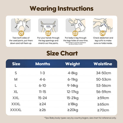 Aiwibi Diaper Pant style (XXL), Astronaut Series, 32 Count