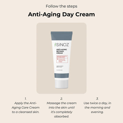 Sinoz Anti Aging Cream with Retinol, 50ML