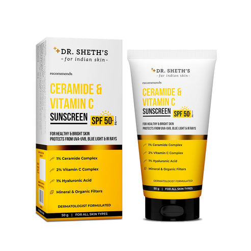 Dr. Sheth’s Ceramide & Vitamin C Sunscreen, 50 GM