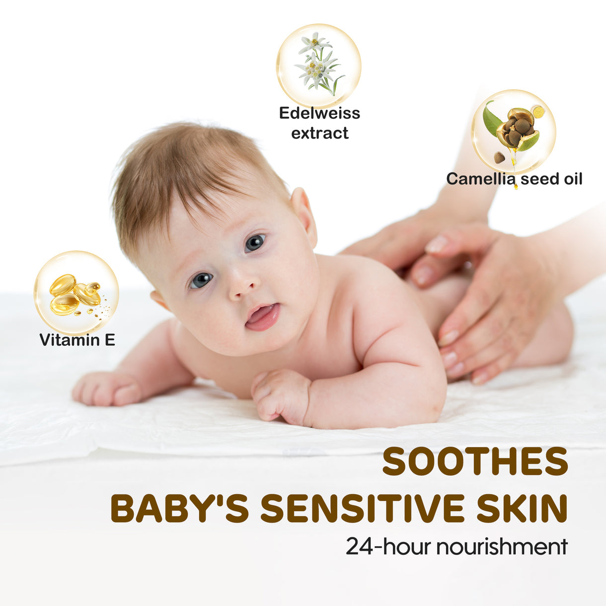 Aiwibi Natural Camellia Seed Baby Body Lotion, 150 ML