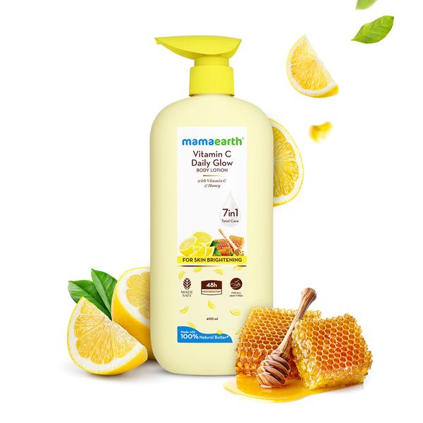 Mamaearth Vitamin C Daily Glow Body Lotion, 400 ML