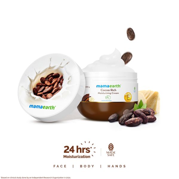 Mamaearth Cocoa Rich Moisturizing Cream, 200 GM
