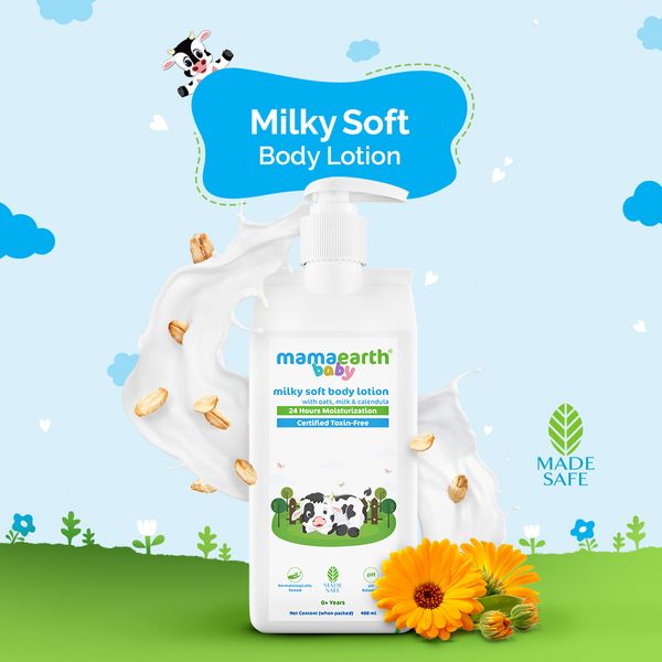 Mamaearth Milky Soft Body Lotion, 400 ML