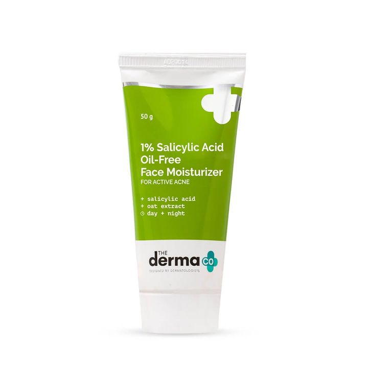 The Derma Co. 1% Salicylic Acid Oil-Free Daily Face Moisturizer, 50 GM