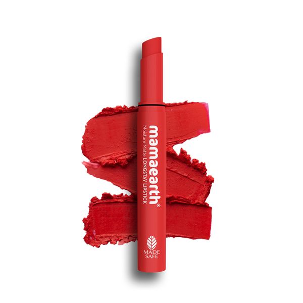 Mamaearth Moisture Matte Long Stay Lipstick, 3 ML