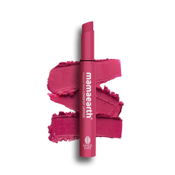 Mamaearth Moisture Matte Long Stay Lipstick, 3 ML