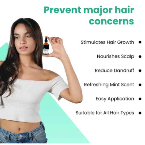 ThriveCo 2-in-1 Rosemary Mint Hair Oil, 50 ML