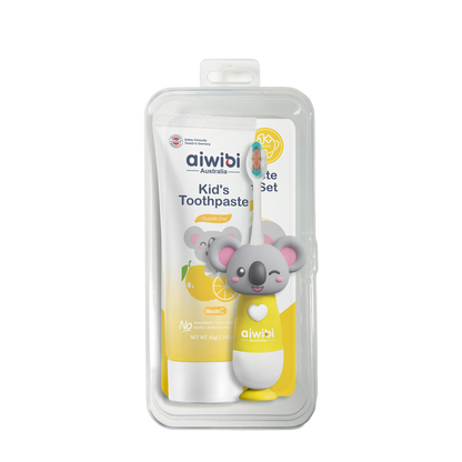 Aiwibi Kid's Tooth Brush & Tooth Paste Combo