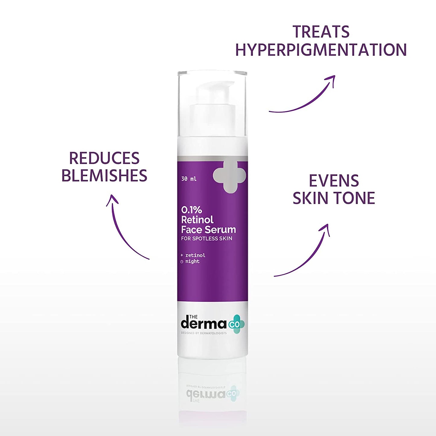 The Derma Co. 0.1% Retinol Serum, 30 ML