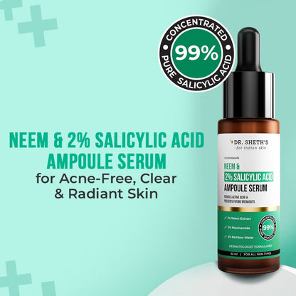 Dr. Sheth’s Neem & Salicylic Acid Serum, 30 ML