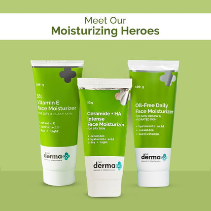 The Derma Co. 5% Propylene Oil-Free Moisturizer with Propylene Glycol & Hyaluronic Acid, 100 GM