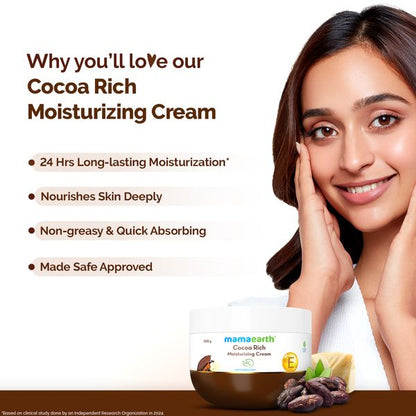 Mamaearth Cocoa Rich Moisturizing Cream, 200 GM