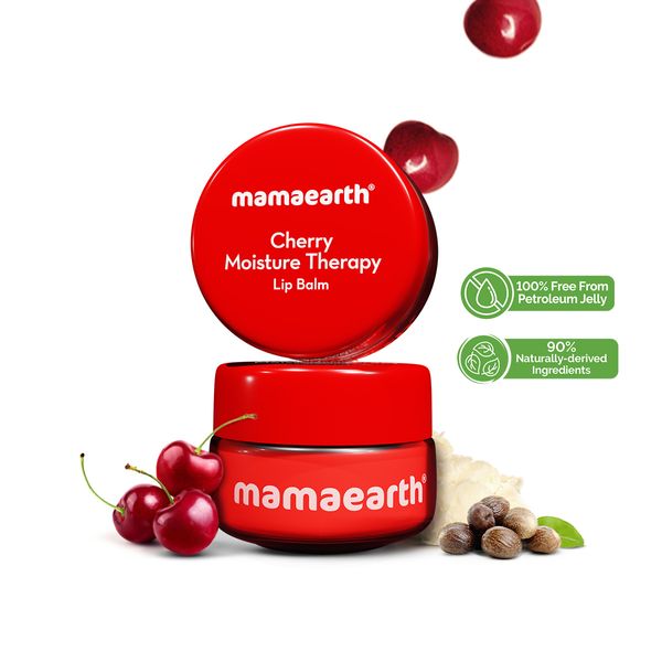 Mamaearth Cherry Moisture Therapy Lip Balm, 15 GM