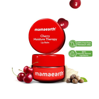 Mamaearth Cherry Moisture Therapy Lip Balm, 15 GM
