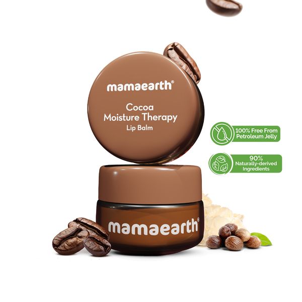 Mamaearth Cocoa Moisture Therapy Lip Balm, 15 GM