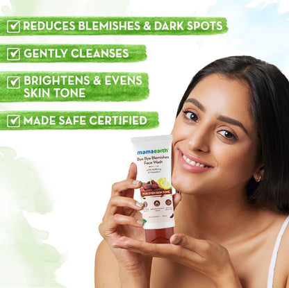 Mamaearth Bye Bye Blemishes Face Wash, 100 ML