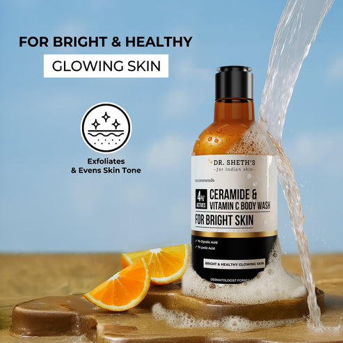 Dr. Sheth’s Ceramide & Vitamin C Body Wash, 250 ML