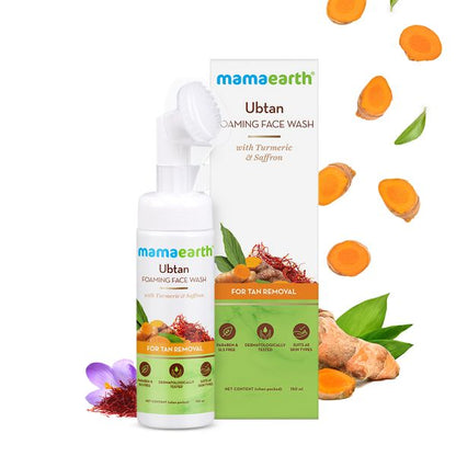 Mamaearth Ubtan Foaming Face Wash, 150 ML