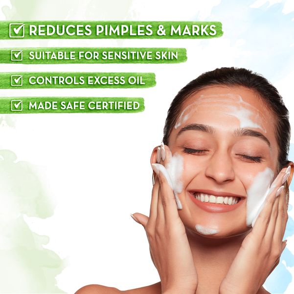 Mamaearth Neem Pimple Clear Face Wash with Neem & Salicylic Acid, 150 ML