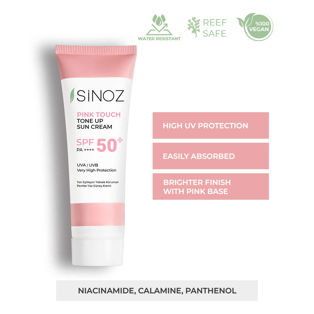 Sinoz Pink Touch Tone Up Sun Cream SPF 50+, 50ML