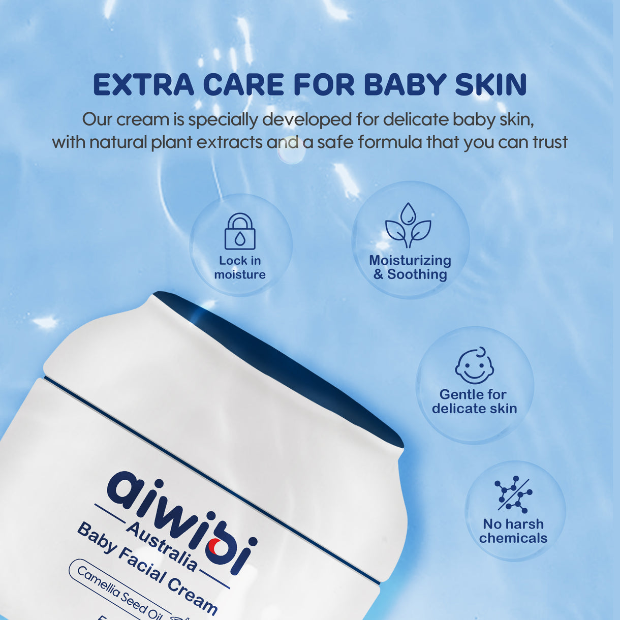 Aiwibi Camellia Seed Facial Cream, 50 GM