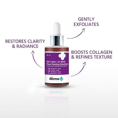 The Derma Co. 30% AHA + 2% BHA Peeling Solution, 30 ML