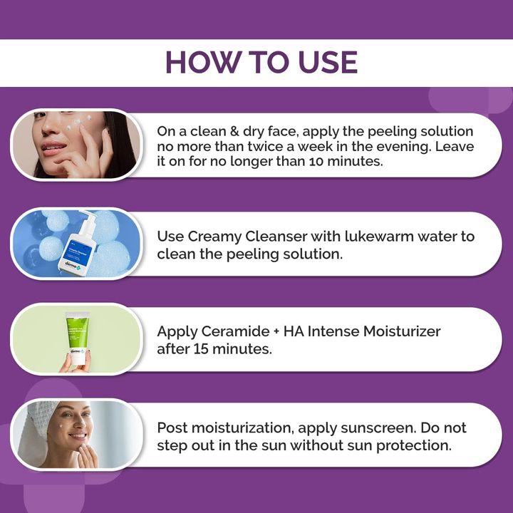 The Derma Co. 30% AHA + 2% BHA Peeling Solution, 30 ML