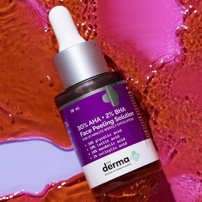 The Derma Co. 30% AHA + 2% BHA Peeling Solution, 30 ML