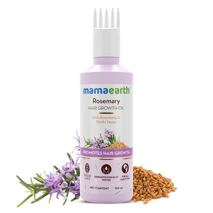 Mamaearth Rosemary Hair Growth Oil with Rosemary & Methi Dana, 150 ML